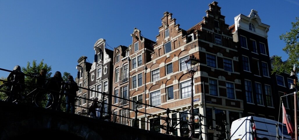 Most famous canal Amsterdam Prinsengracht